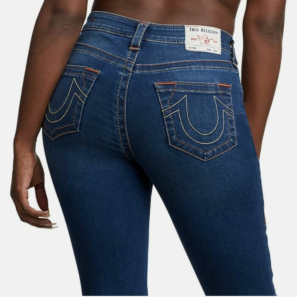 True Religion Women's Jennie Curvy Jean- EUC Size 27